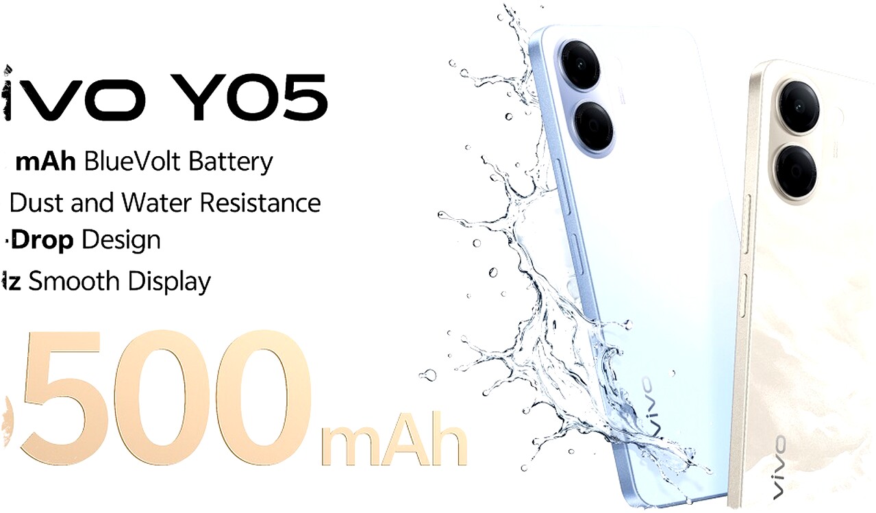 Vivo Y05 Hadir Dengan Layar 120Hz dan Sertifikasi IP65 Tahan Debu Air, Siap Jadi Pilihan Smartphone Tangguh Anda!