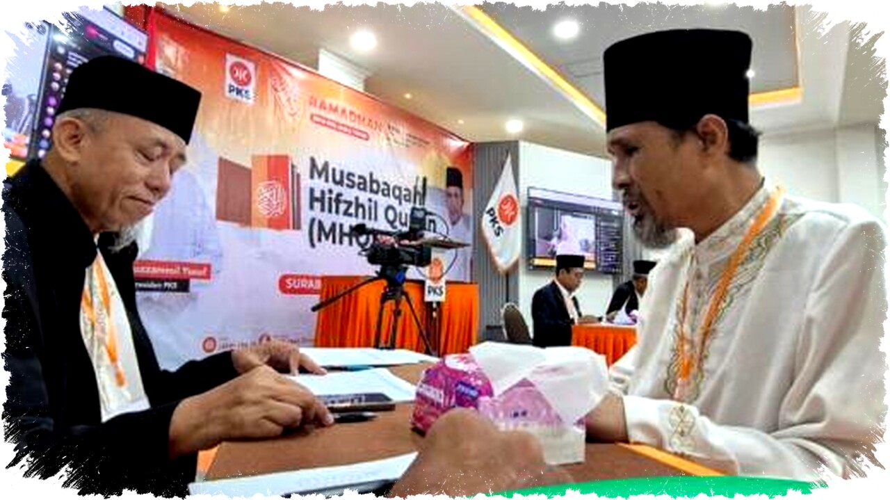 Hafal 11 Juz Alquran dengan Keterbatasan Tunanetra, Harianto Lawan Gelap dan Curi Perhatian MHQ PKS Jatim