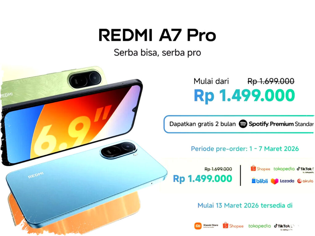 REDMI A7 Pro Bawa Layar Raksasa 6,9 Inci dan Baterai 6.000 mAh, Apakah Ini Jawaban HP Sejutaan Masa Kini?