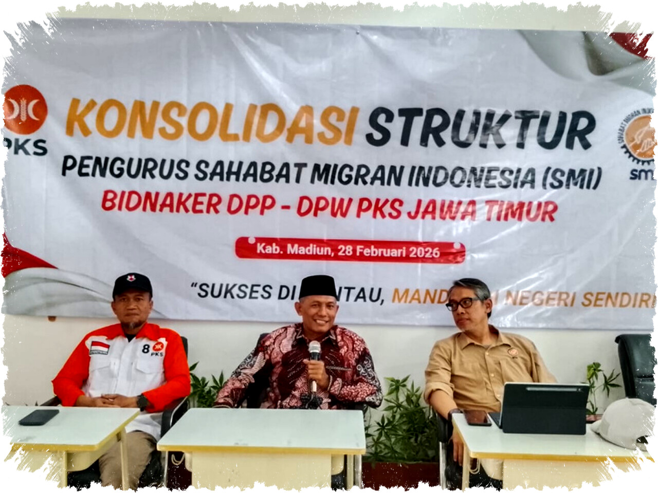 Bertemu Komunitas Pekerja Migran di Madiun, Bagus Tegaskan PKS Jatim Rumah Perjuangan Keadilan dan Kesejahteraan Pekerja