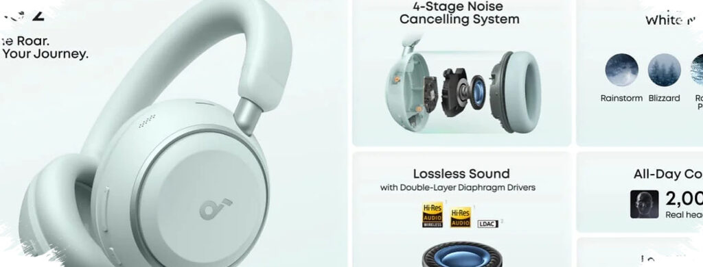 Baterai 70 Jam Dan ANC 4 Tahap, Headphone Anker Ini Cuma Sejutaan?
