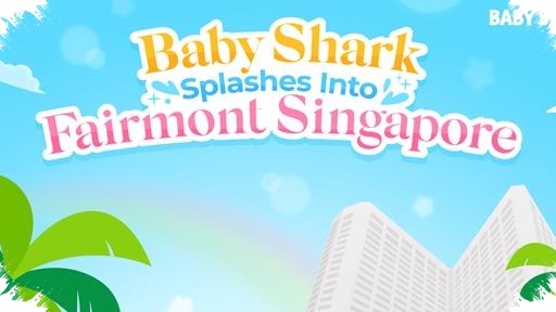 Staycation Keluarga di Fairmont Singapore, Baby Shark Hadirkan Dunia Bawah Laut di Hotel