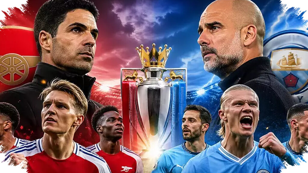 Adu Sisa Jadwal Arsenal dan Manchester City, Siapa Paling Nyaris Tergelincir?
