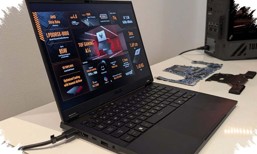 Asus TUF Gaming A14 Resmi Di Indonesia, Laptop AI Ringkas Rp 30 Juta Dengan Ryzen AI Max Plus 392
