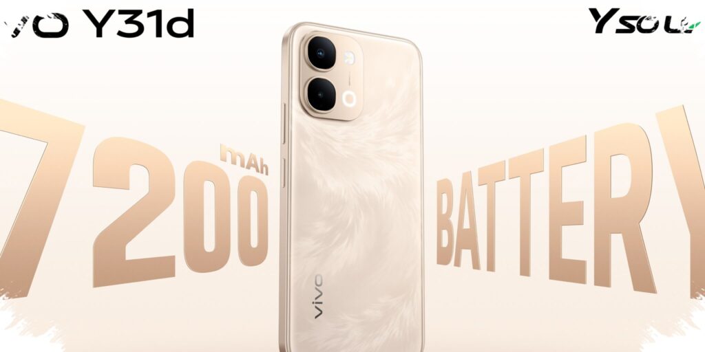 Vivo Y31d Pro Masuk Indonesia, Baterai 7000mAh Dan 90W Siap Temani Aktivitas Padat Seharian