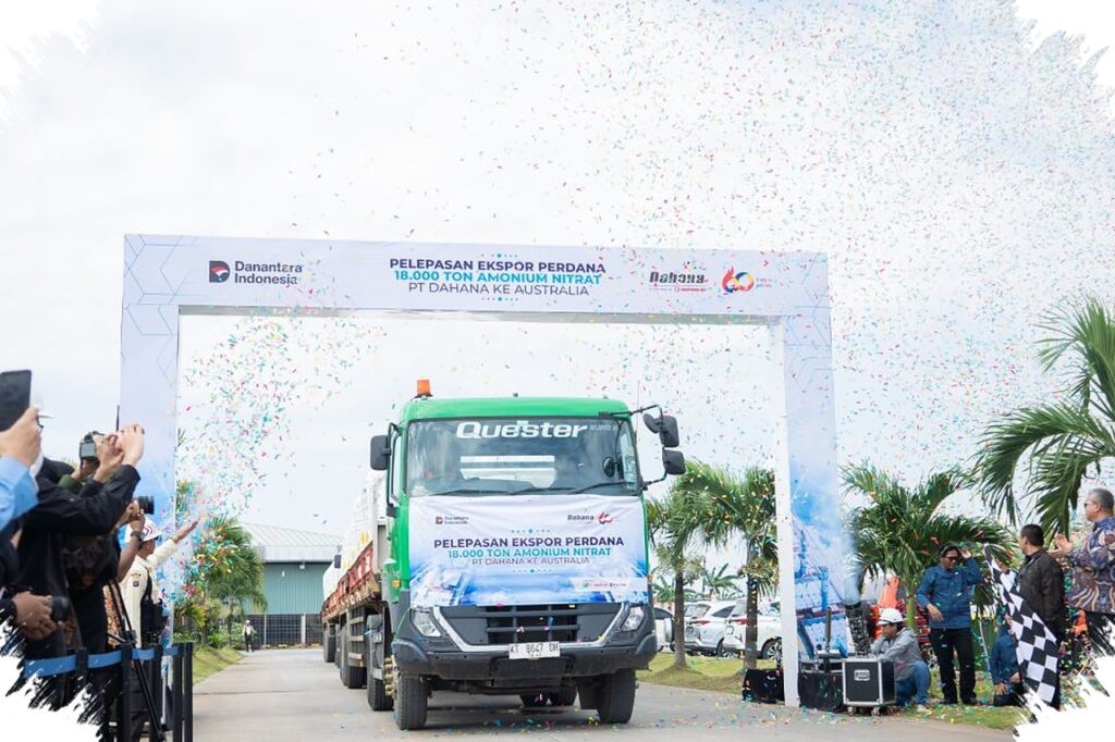 PT Dahana Kirim 18.000 Ton Amonium Nitrat Ke Australia, Tembus Pasar Tambang Yang Sangat Ketat