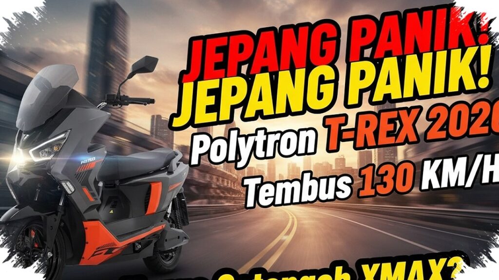 Polytron T-Rex 2026 Tembus 130 Km/Jam, Lokal Premium Ini Berani Tantang XMAX dan Forza?