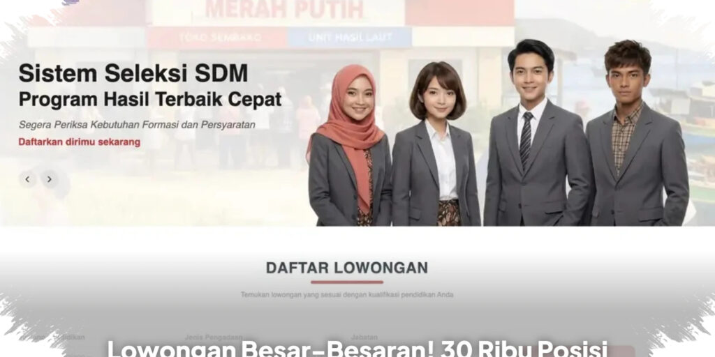 30.000 Posisi Manajer Koperasi Dibuka, Gaji Nya Mengacu UMP Tiap Daerah