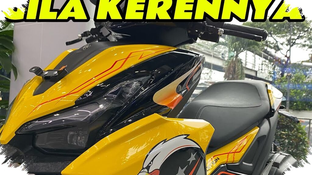 Yamaha Aerox Alpha 2026 Limited Edition Terlalu Menggoda, Livery Arai dan Rem Ganda Jadi Senjata