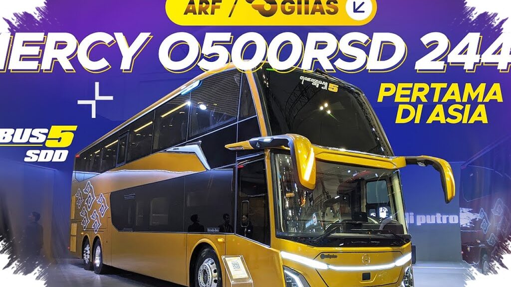 Adiputro Luncurkan Jetbus 5 SDD, Pertama Di RI Pakai Sasis Mercedes-Benz 2445