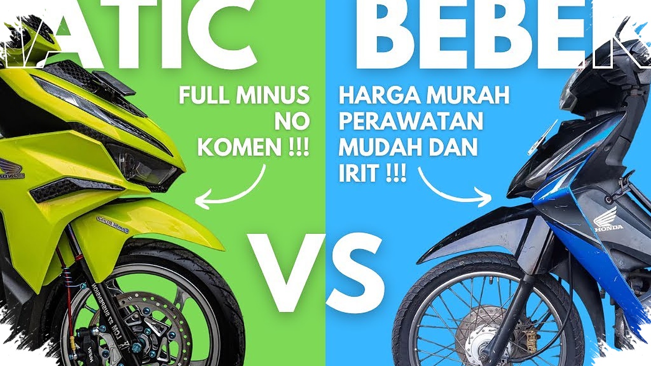 Motor Bebek Vs Motor Matic, Pilihan Harian Yang Ternyata Menentukan Hemat Atau Praktis