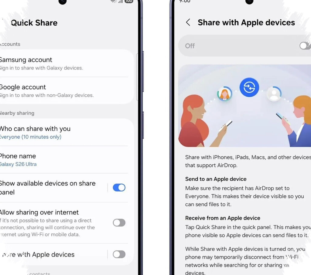 Quick Share Google Menyinari Android, Galaxy S26 Dapat Fitur Berbagi Ala AirDrop