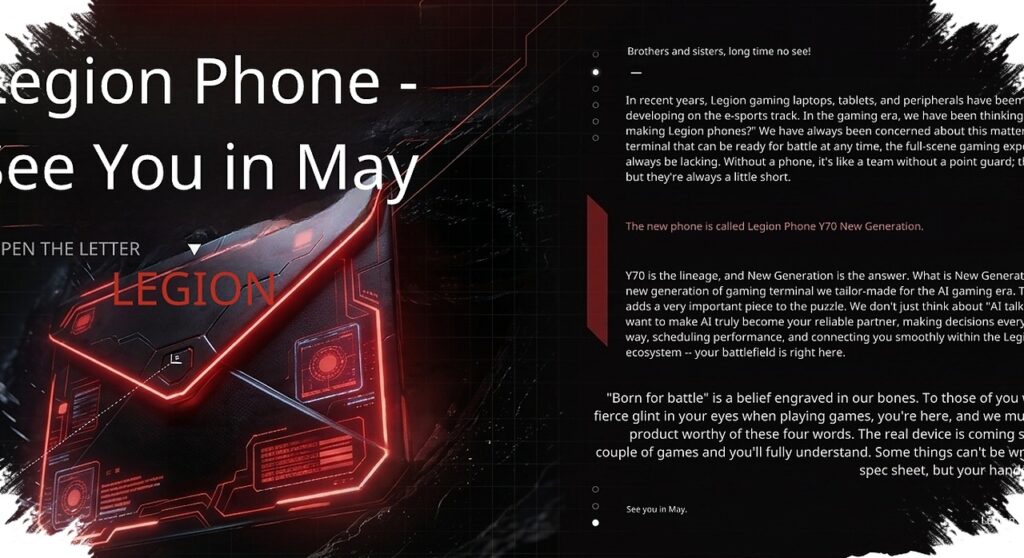 Lenovo Bangkitkan Legion Dengan AI, Ponsel Gaming Baru Siap Guncang 2026