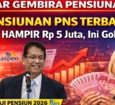Gaji Pensiunan PNS 2026 Mentok Rp4,9 Juta, Kenaikan Baru Masih Nol