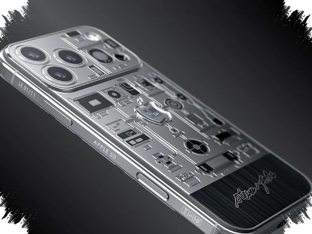 iPhone 17 Pro Edisi Caviar, Motherboard iPhone 2G Disematkan di Belakangnya