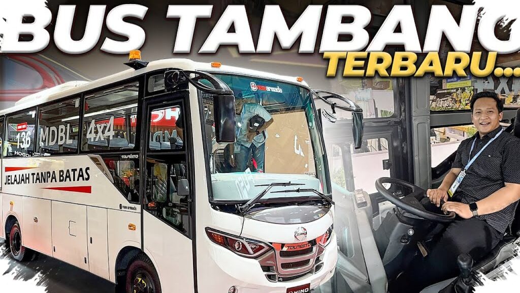Bus Hino 136 MDBL 4x4 Muncul Di GIICOMVEC 2026, Jembatan Jalan Raya Ke Medan Tambang