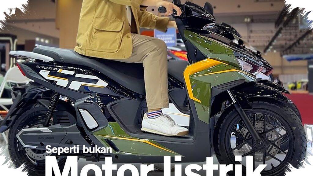 Mirip Vario Tapi Lebih Menggoda, Indomobil e-Motor Sprinto Tempuh 110 Km dan Sarat Fitur