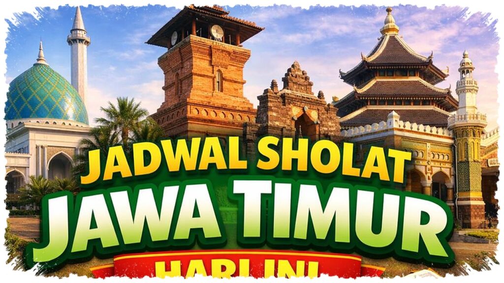 Jadwal Salat Jawa Timur 10 April 2026, Lengkap 38 Kabupaten Kota dan Waktu Tersingkat-Terpanjang