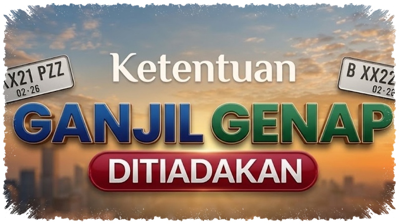 Ganjil Genap Jakarta Hari Ini Dihapus, 26 Jalan Protokol Bebas Dilintasi Tanpa Tilang