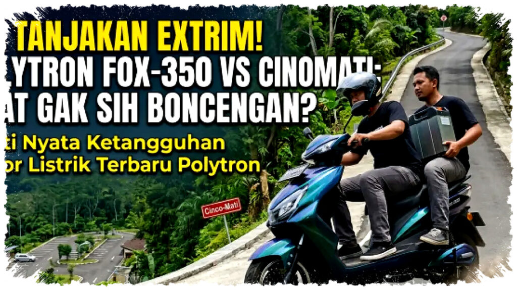 Polytron Fox 350 Tumbang di Cinomati, Beban 160 Kg Overheat 140 Kg Masih Kuat!