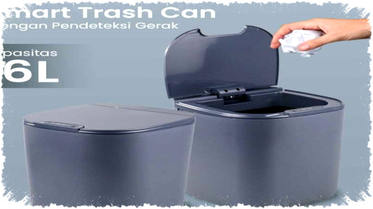 Tempat Sampah Sensor Ini Bikin Rumah Lebih Higienis, Tak Perlu Lagi Sentuh Tutupnya