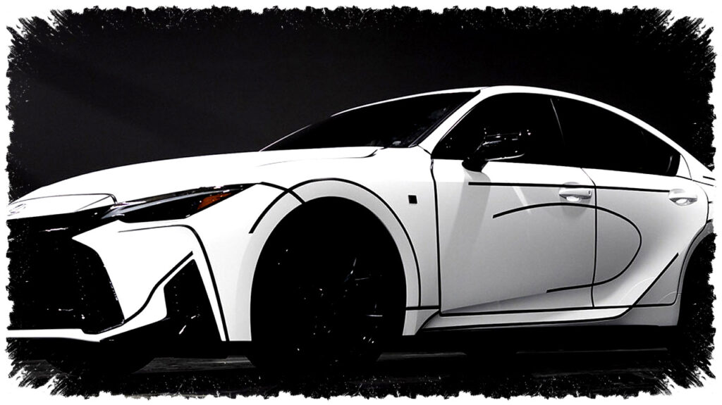 Lexus Lepas Seniman Menggambar IS 350, Sedan Ini Terlihat Keluar Dari Komik