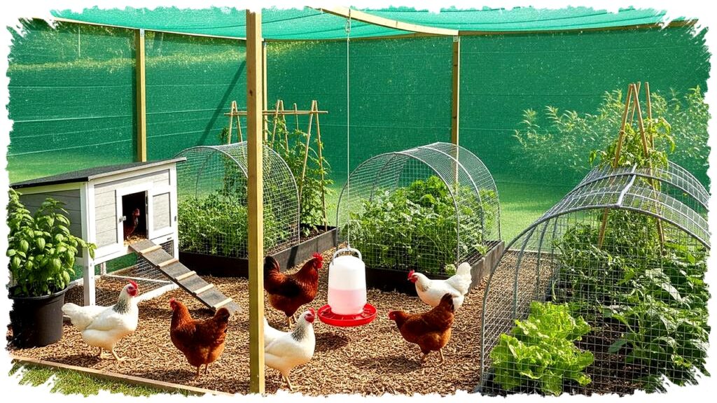 8 Model Kebun Ayam Pagar Paranet yang Mengubah Lahan Sempit, Rapi Tanpa Bau Berlebih
