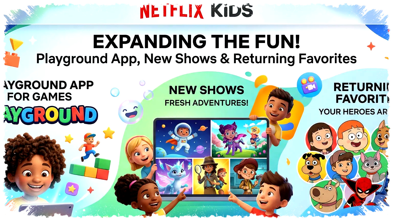 Netflix Ubah Layar Jadi Ruang Main Anak, Playground Hadir dengan Kontrol Orang Tua Lebih Ketat