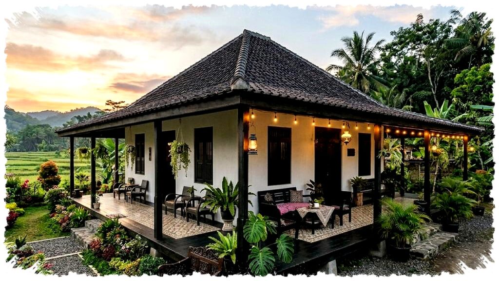 9 Model Rumah Minimalis Desa Ini Terasa Paling Hidup, Tembok dan Kayunya Bikin Betah