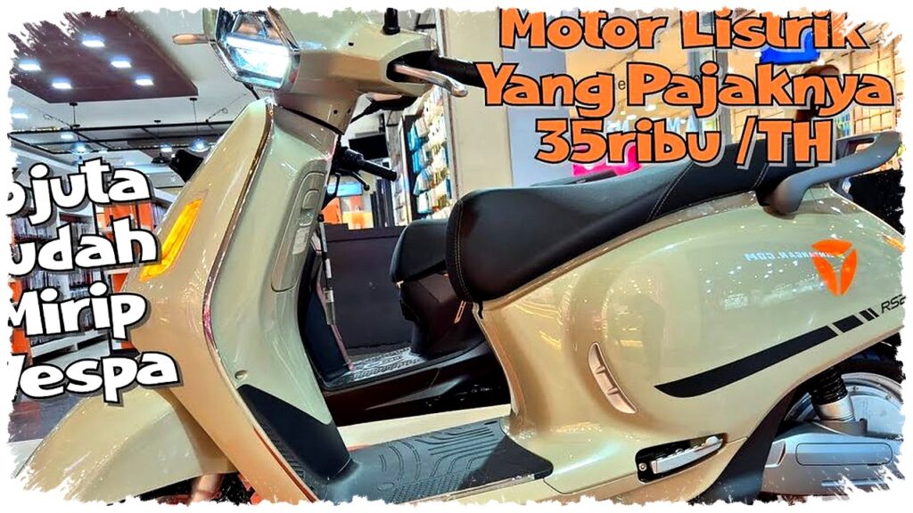 Yadea RS20 Terasa Menampar Motor Bensin, Rp16 Jutaan dan Pajaknya Cuma Rp35 Ribu!