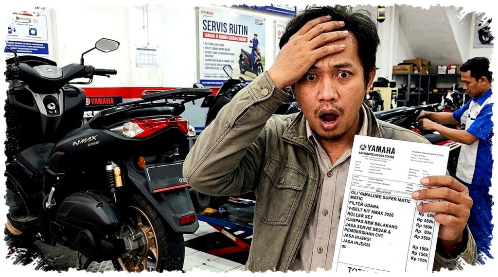 Servis Besar Yamaha NMax Usai Mudik, 80 Ribu KM Langsung Sedot Dompet Rp1,12 Juta