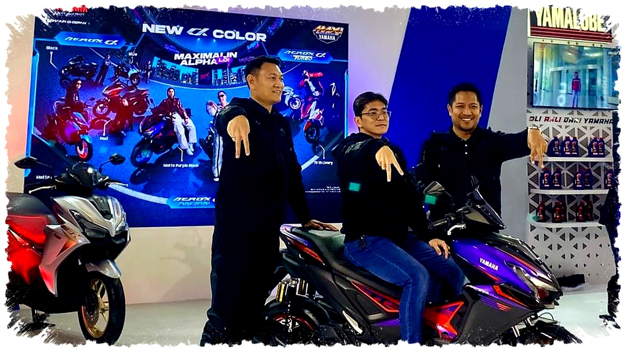 Yamaha AEROX ALPHA Makin Agresif, 6 Warna Baru dan DNA Sporty yang Lebih Tajam