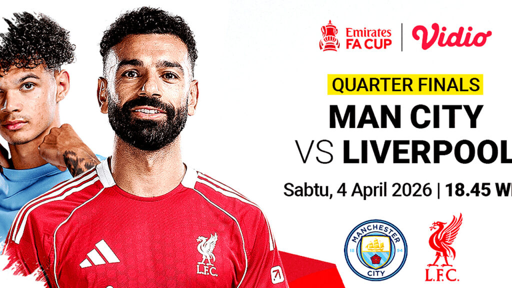 Final Kepagian Etihad, Tempat Nonton Manchester City Vs Liverpool Di Vidio