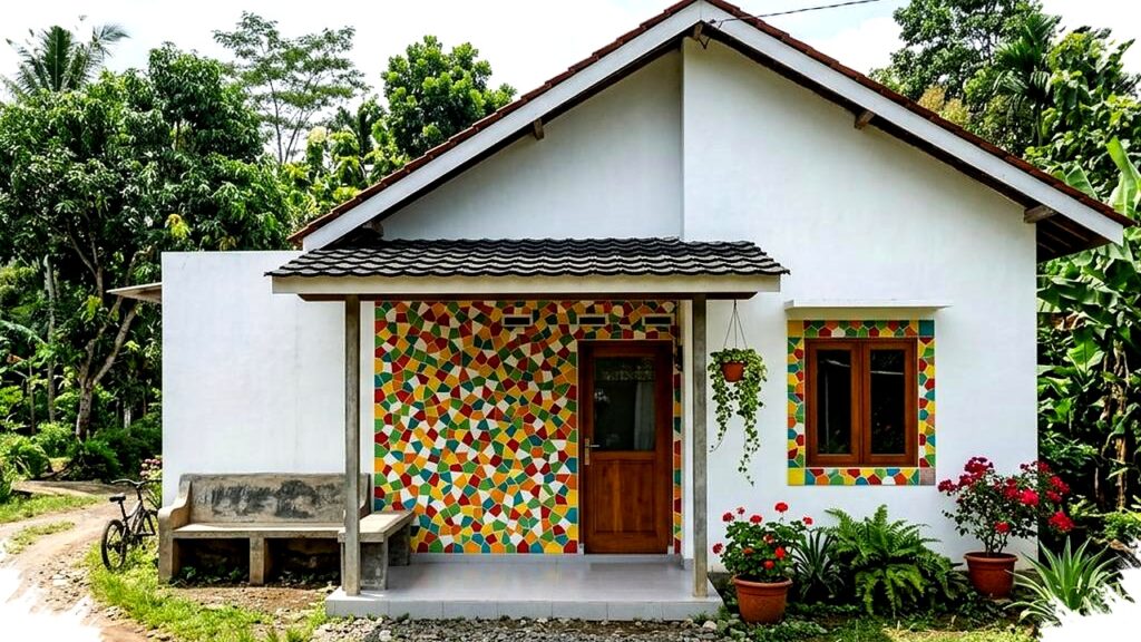 8 Inspirasi Dinding Keramik Rumah Desa, Lebih Mahal dari Cat tapi Justru Hemat Jangka Panjang