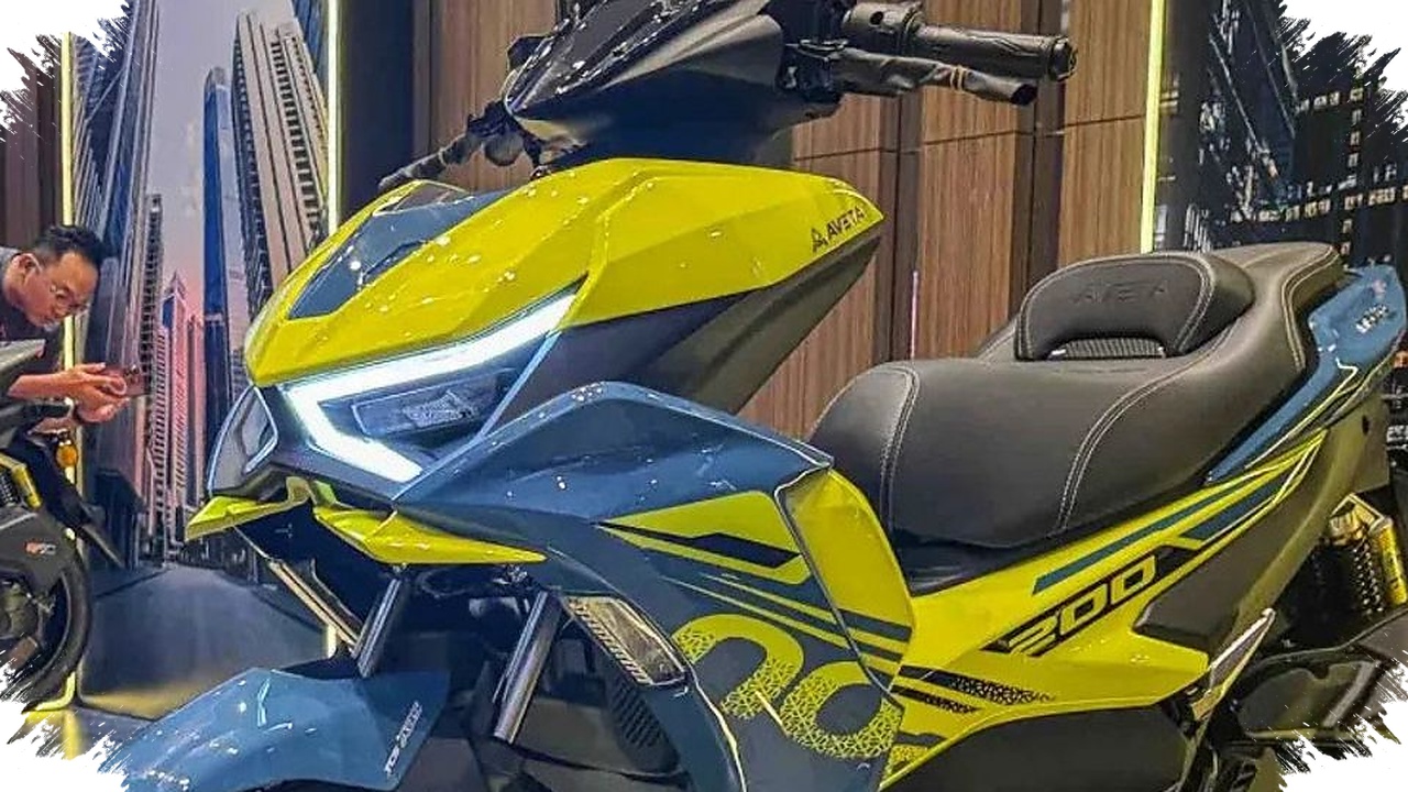 AVETA NOVA 200 2026 Meluncur, Mirip Aerox Tapi Mesin Lebih Besar dan Fitur Lebih Lengkap