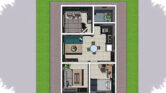 Rumah 5x9 Tetap Bisa Terasa Lega, 7 Denah 2 Kamar Ini Punya Tata Ruang yang Cerdas