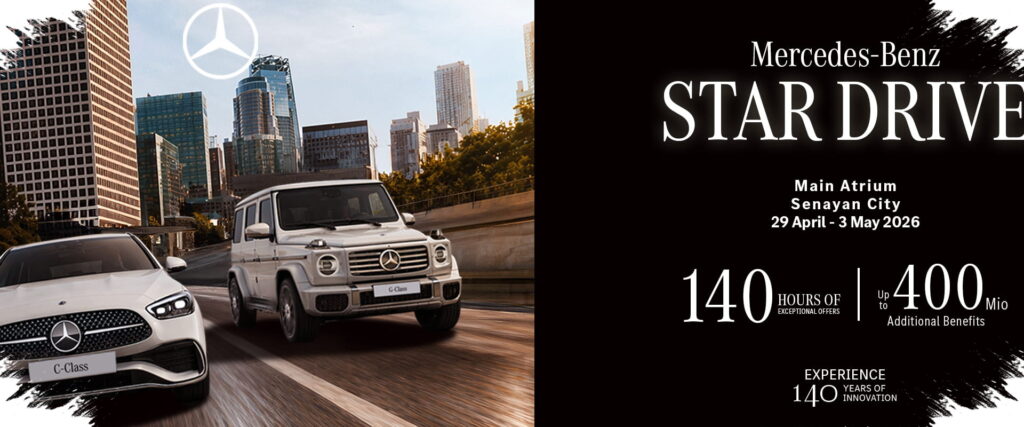 Mercedes-Benz Rayakan 140 Tahun Inovasi, Star Drive 2026 Tawarkan Diskon Hingga Rp 400 Juta