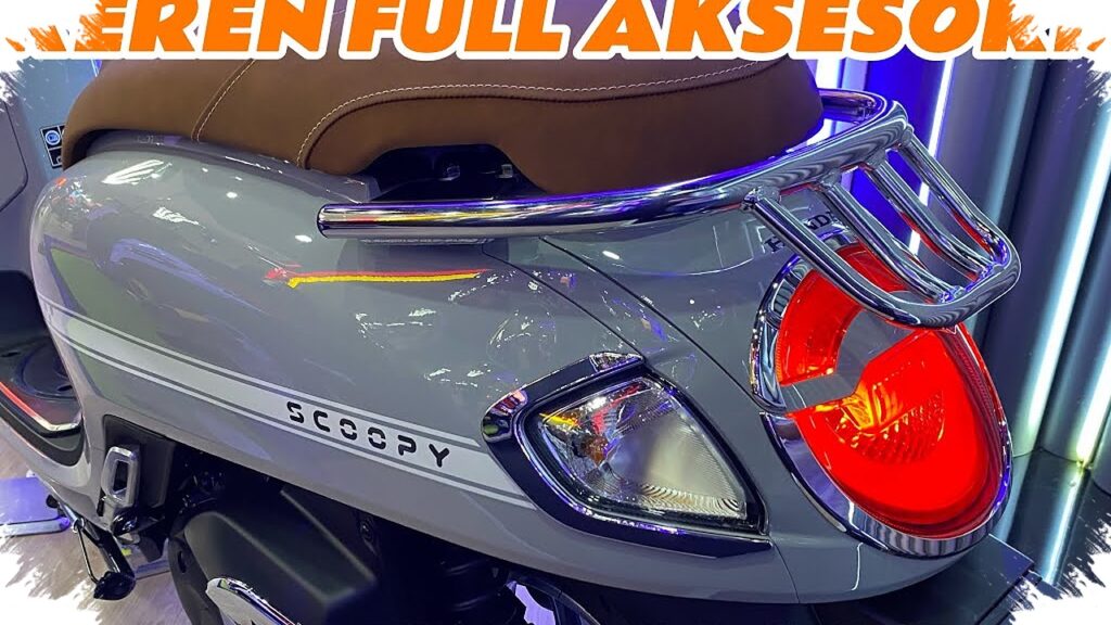 Honda Scoopy Stylish Grey 2026 Makin Naik Kelas, Aksesoris Resmi Ini Bikin Look-Nya Mewah