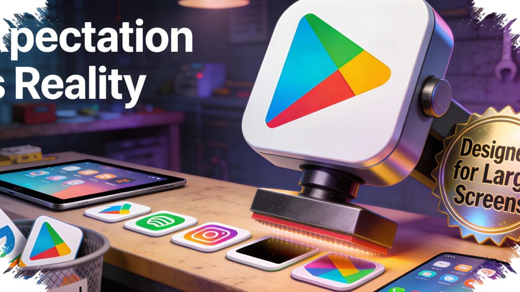 Google Play Store Pasang Badge Baru, Pengguna Tablet dan Foldable Tak Lagi Salah Unduh