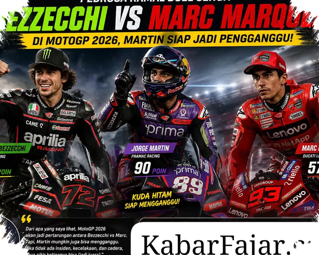 Pedrosa Tebak Juara MotoGP 2026, Bezzecchi Jadi Kandidat Terkuat Atas Marquez