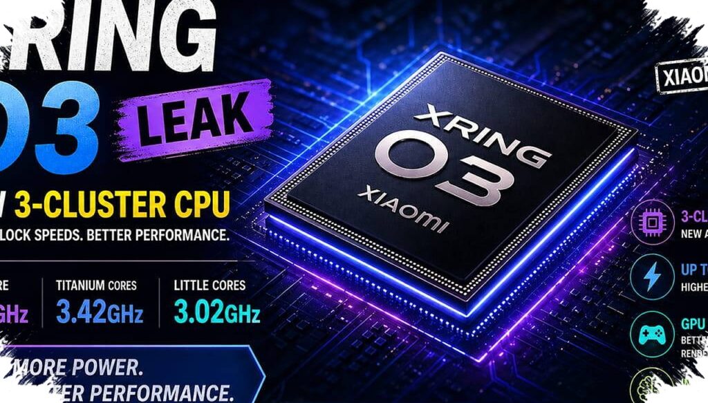 Bocoran XRING O3 Langsung Lompat ke 4,05 GHz, Desain CPU Baru Xiaomi Makin Agresif