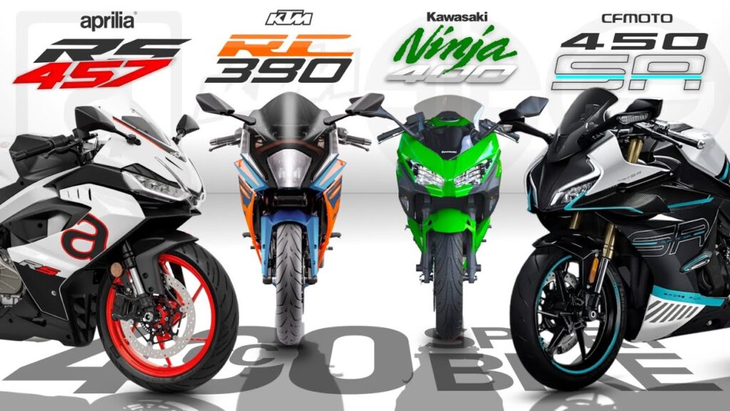 KTM RC 450 Menggoda Dengan Tenaga Lebih Besar, Aprilia RS 457 Menang Di Rasa Dan Fitur