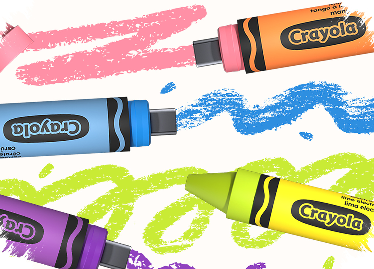 USB Drive Mirip Krayon, SanDisk x Crayola Bawa Estetika Mainan ke USB-C