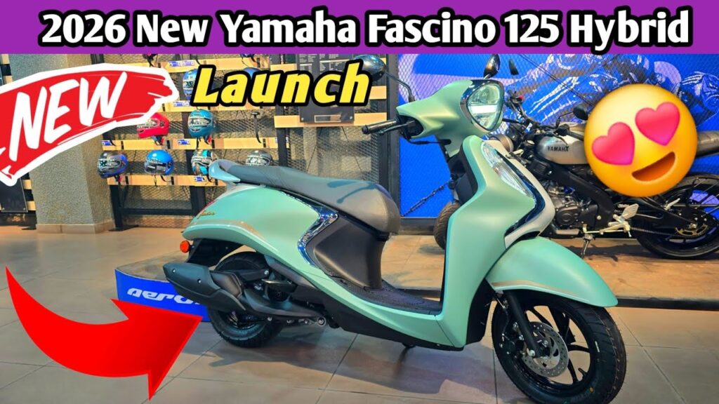 Yamaha Fascino 125 Fi Hybrid 2026 Makin Seger, Skutik Retro Ini Kini Dapat Warna Baru dan TFT