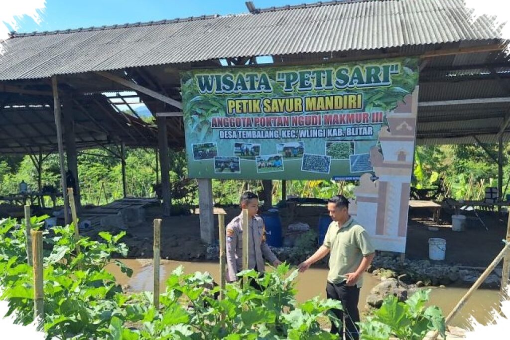 Polres Blitar Turun Mendampingi Petani, Lahan Produktif Disulap Jadi Penopang Swasembada Pangan Keluarga