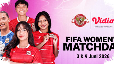 Tempat Nonton FIFA Women’s Matchday 2026, Dua Laga Penting Timnas Putri Di Vidio
