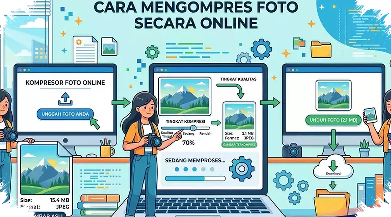 Cara Kompres Foto Jadi 100 KB Untuk SPMB Jatim, Bisa Lewat HP Tanpa Aplikasi