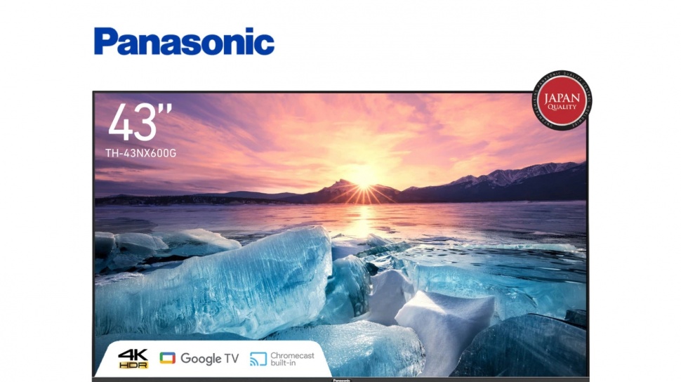 Panasonic TH-43NX600G, Google TV 4K dengan Visual Real Seolah 3D