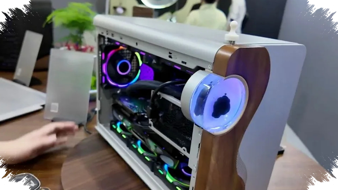 Casing MicroATX Ini Punya Ferrofluid Bergerak, Bikin Meja Kerja Terlihat Aneh Tapi Keren