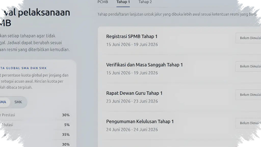 SPMB Jabar 2026 Tahap 1 Dibuka 15 Juni, Syarat NIK Jadi Kunci Sebelum Akun Terkunci